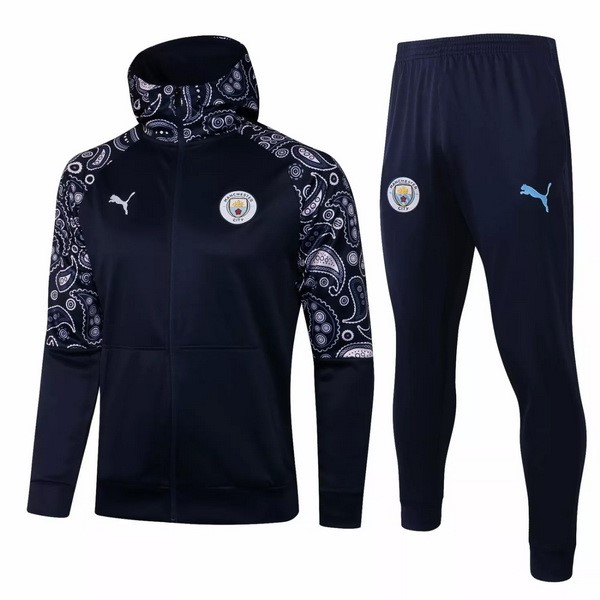 Chaqueta Con Capucha Manchester City 2021-22 Azul Marino